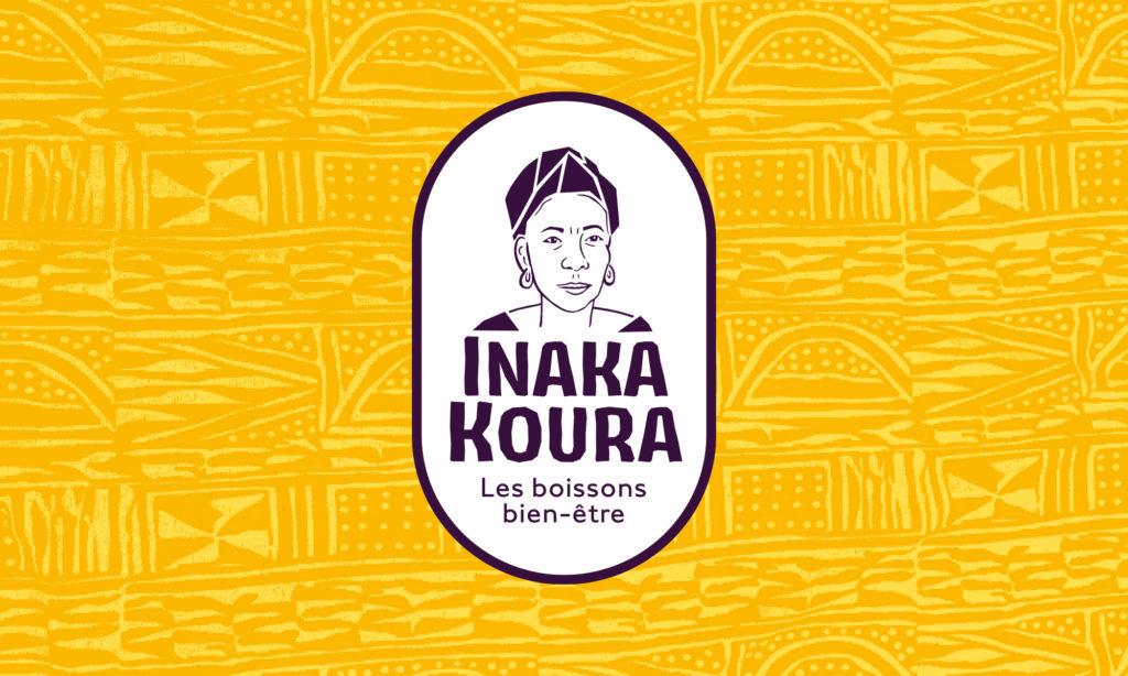 refonte graphique du logo et de l'identité visuelle de la marque de boissons bio inakakoura